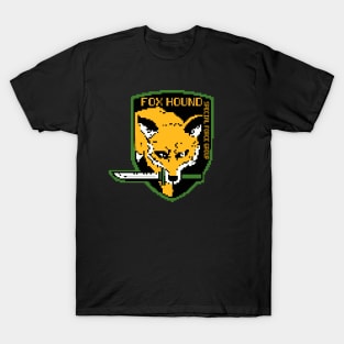 Fox Hound Pixel Emblem T-Shirt